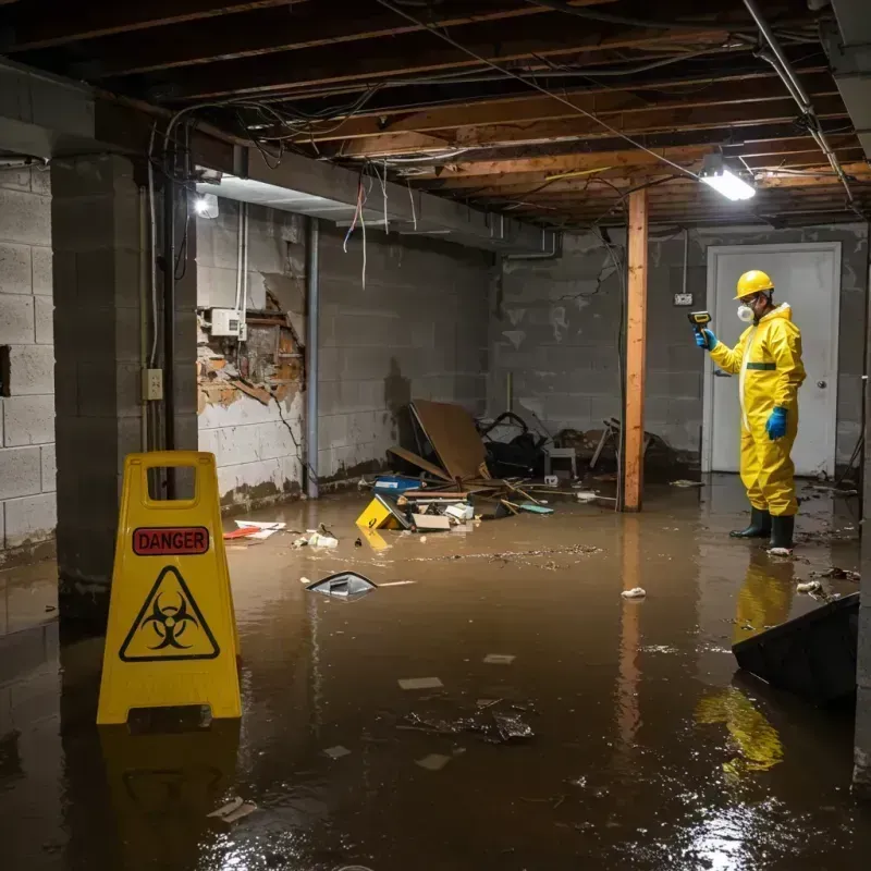 Flooded Basement Electrical Hazard in Star Valley, AZ Property